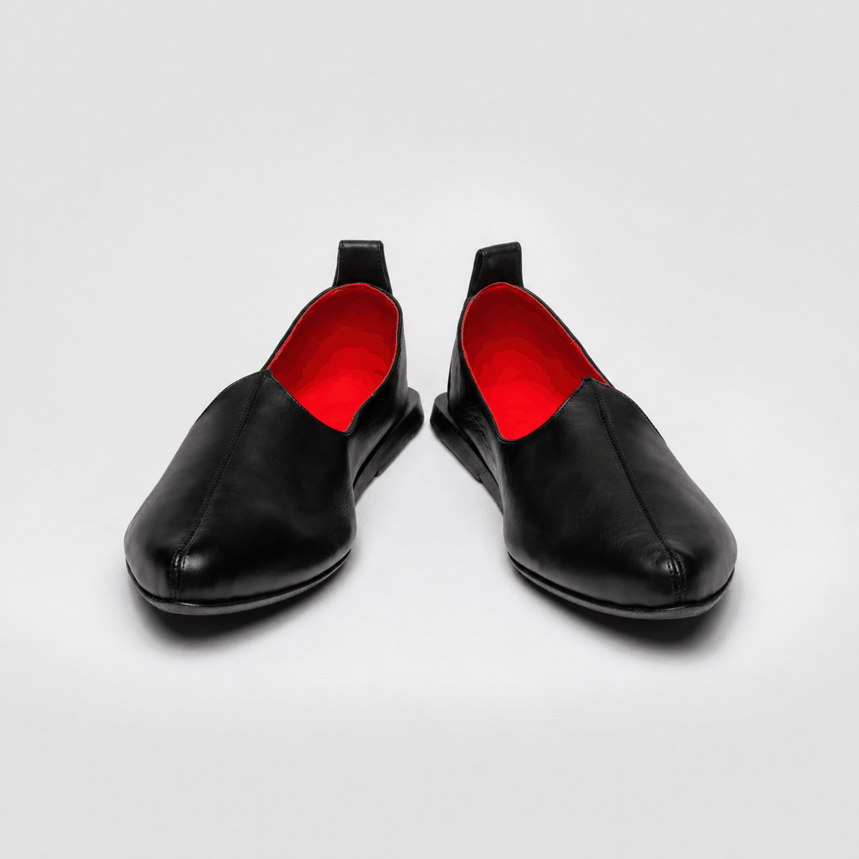 Women's calfskin leather Mojri loafers inspired by Rajasthani design, handcrafted in Italy, elegant and comfortable footwear for special occasions